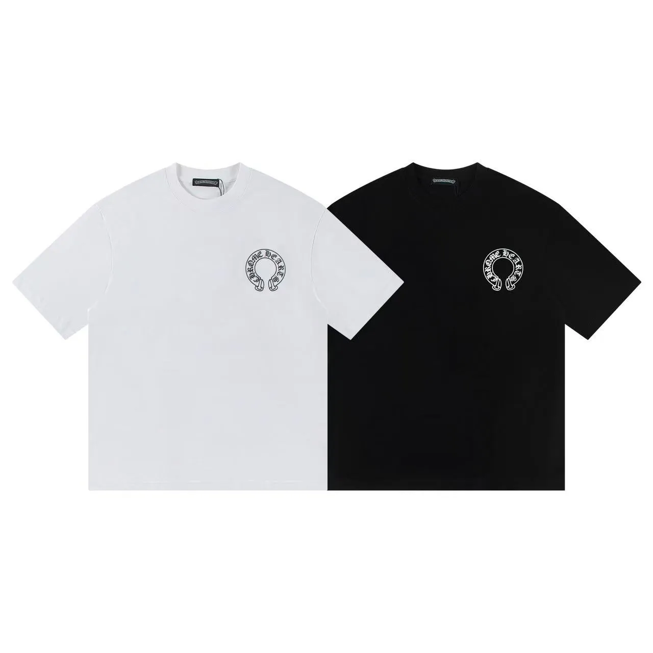 🅿️146 Style: 2025 new Croix Heart short-sleeved T-shirt Material: High version 300g double yarn combed cotton Size: S～XL Color: White Style number: Z002